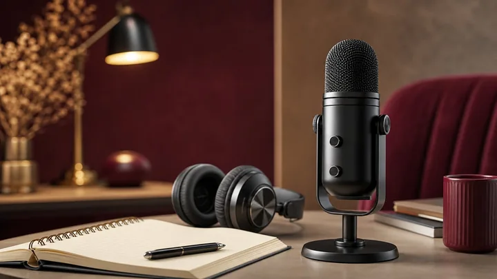 Podcast microphone